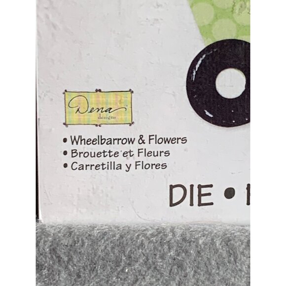 Sizzix Wheelbarrow & Flowers Die Set By Dena Designs - Picture 2 of 5